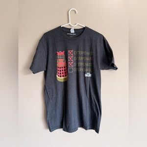Doctor Who and the Daleks "Exterminate" men's t-shirt heather gray Medium